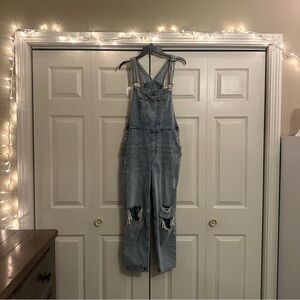 H&M Light Blue Denim Overalls